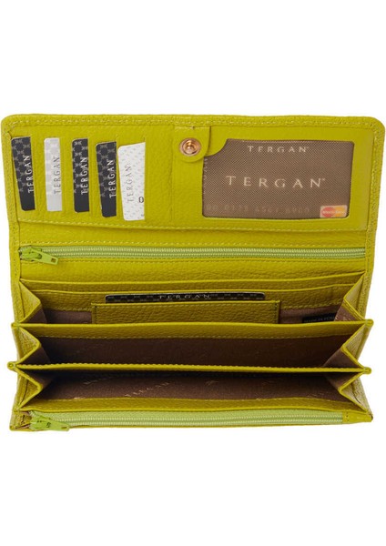 Yeşil Hakiki Deri Kadın Cüzdan - S1CB00005787-T7A