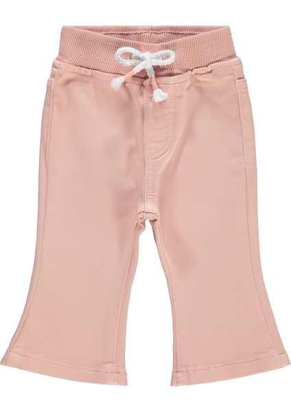 Kız Bebek Pantolon 6-18 Ay Pudra