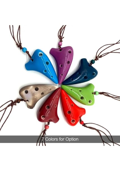 Gök Mavisi Tarzı Flüt 6 Delik Soprano C Seramik Flauta Ocarina Of Time Mini Ocarina Flüt Çocuk Oyuncak Müzik Aletleri (Yurt Dışından) fiyatları