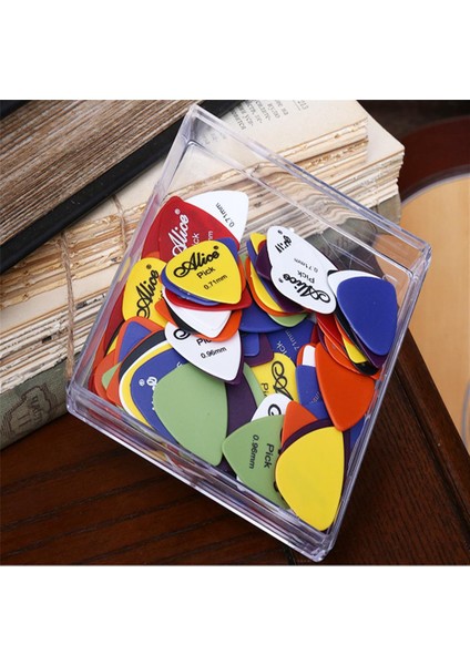 0.96 mm Tarzı Gitar Seçtikleri 1 Kutu Buzlu Abs Gitar Seçkisi Çeşitli Kalınlıklarda Plectrum Mediator Gitar Aksesuarları Gitar Pick Plectrum (Yurt Dışından) modelleri