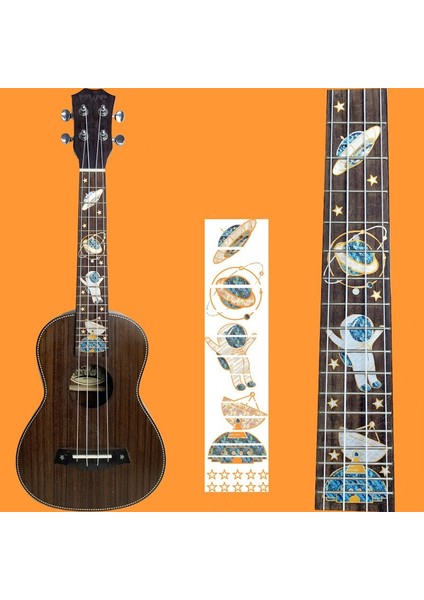 No.6 Tarzı Karikatür Hayvan Sevimli Kakma Çıkartmaları Klavye Etiketi Ukulele Aksesuarları Için Dıy Ukelele Çıkartmaları (Yurt Dışından)