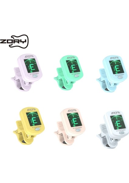 Yeşil Stil Aroma Renkli AT-01A Gitar Tuner Dönebilen Klipsli Tuner LCD Ekran Için Akustik Gitar Bas Ukulele Gitar Aksesuarları (Yurt Dışından) fiyatları