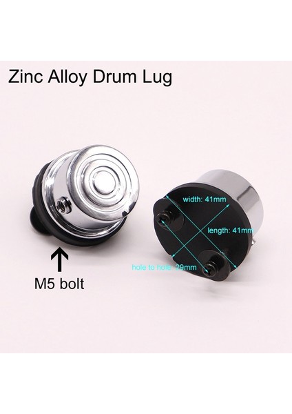 M12 29MM Stili Trampet Pabucu Tek Taraflı 2 Taraflı Tambur Pabucu Dw Tambur Pabucu Model Pabucu Tambur Tambur Aksesuarları Pullu ve Vidalı Gümüş Renk (Yurt Dışından)