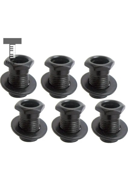 Siyah Stil 1 Takım Demir Tuning Peg Tuning Anahtar Burç Yıkayıcı Conta Electricwoodacoustic Gitar Yedek Parçaları (Yurt Dışından)
