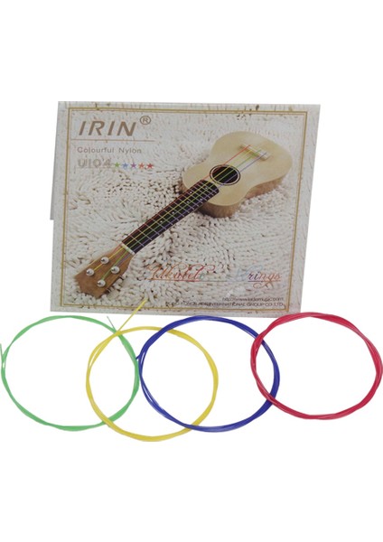 U104 Çok Renkli Stil Et Soprano Ukulele Ukelele Ukele Dizeleri Seti Naylon Ukulele Dizeleri Yedek Parça Yaylı Enstrüman Aksesuarları (Yurt Dışından)