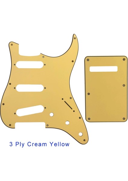 Turuncu Inci Kabuk Stili Pleroo Parçaları - Abd Için Anti-Pikap Çizilme Plakası Strat Witrew Deliği Kguard ve Arka Plaka Için Gitar Pickguard (Yurt Dışından)