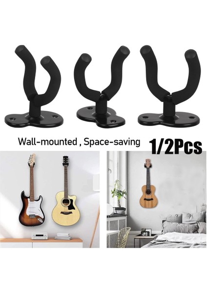 2 Adet Tarzı Aksesuarlar Ukulele Bas Keman Ekran Müzik Aletleri Kanca Tutucu Stand Duvara Montaj Gitar Duvar Askısı (Yurt Dışından) fırsatları