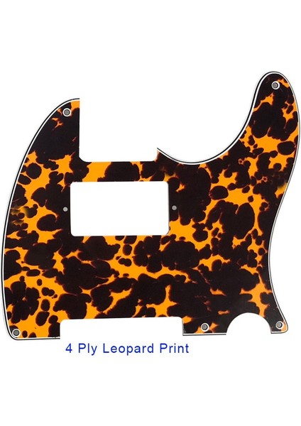 4ply Turuncu Tarzı Pleroo Gitar Parçaları - Abd Standart 5 Vida Deliği Için Paf Humbucker Gitar Pickguard Scratch Plakalı 52 Yıl Tele Telecaster (Yurt Dışından) modelleri