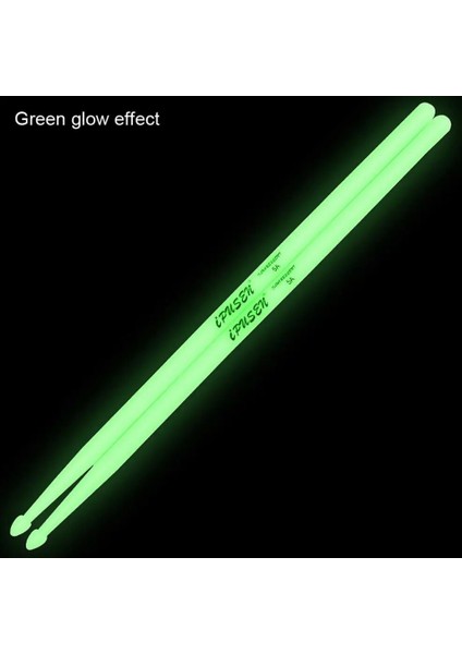 Yeşil Stil Yüksek Li Taşınabilir Noctilucent 5A Davul Çubuğu Karanlıkta Glow Sahne Performansı Aydınlık Davul 2 Renk Opsiyonel (Yurt Dışından) fırsatları
