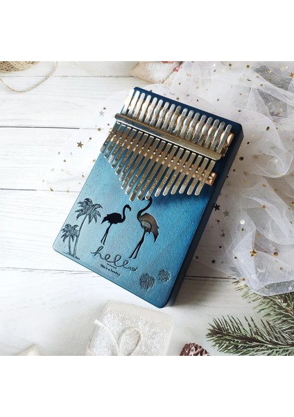 Kahverengi Milu Geyik Stili Kalimba 17 Tuşları Başparmak Piyano Yüksek Li Ahşap Maun Akasya Ahşap Vücut Müzik Aletleri Kalimba Piyano Yaratıcı Müzik Kutusu (Yurt Dışından) modelleri