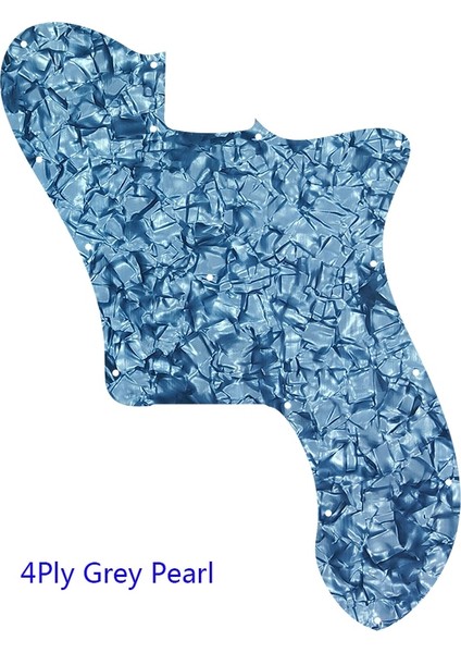 4ply Gri Inci Stili Pleroo Özel Gitar Parçaları - Abd Fd 72 Tele Deluxe Yeniden Yayınlama Gitar Pickguard Için Pickup Boş Değiştirme (Yurt Dışından)