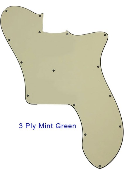 4ply Gri Inci Stili Pleroo Özel Gitar Parçaları - Abd Fd 72 Tele Deluxe Yeniden Yayınlama Gitar Pickguard Için Pickup Boş Değiştirme (Yurt Dışından)