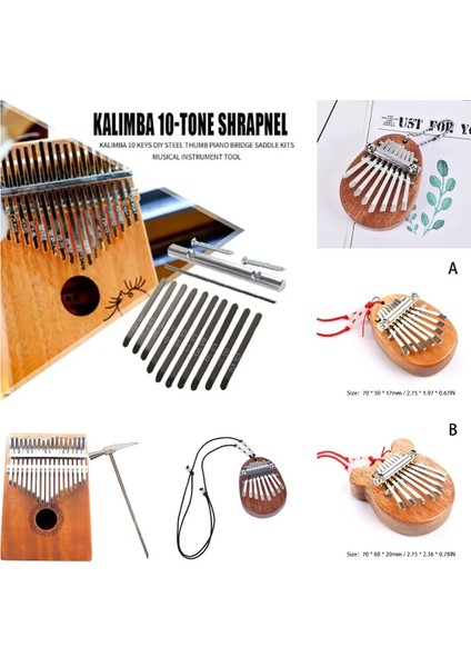 10 Tuş Stili Yeni Mini Kalimba 8 Tuşları Başparmak Piyano Harika Ses Parmak Klavye Enstrüman Woodenacrylic Müzik Aletleri Klavye (Yurt Dışından) fiyatları