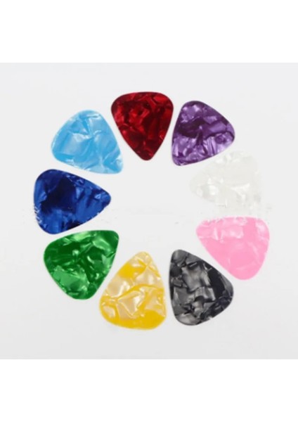0,46 mm Gitar Seçim Stili Yeni Acoustks Plectrum Selüloit Elektro Pürüzsüz Gitar Pick Aksesuarları (Yurt Dışından)