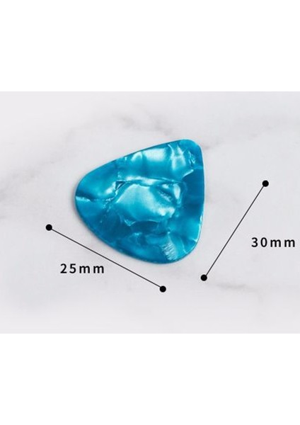 0,46 mm Gitar Seçim Stili Yeni Acoustks Plectrum Selüloit Elektro Pürüzsüz Gitar Pick Aksesuarları (Yurt Dışından)