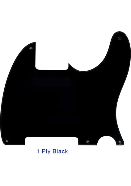 1ply Siyah Tarzı Pleroo Gitar Parçaları - Abd Standart 5 Vida Deliği Için 52 Yıl Tele Telecaster Dıy Boş Gitar Pickguard Çizik Plakası (Yurt Dışından)