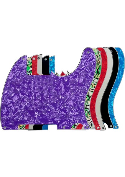 1ply Siyah Tarzı Pleroo Gitar Parçaları - Abd Standart 5 Vida Deliği Için 52 Yıl Tele Telecaster Dıy Boş Gitar Pickguard Çizik Plakası (Yurt Dışından)
