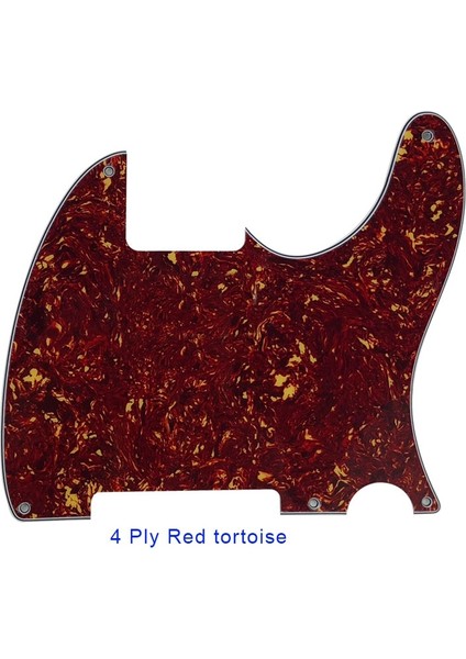 1ply Siyah Tarzı Pleroo Gitar Parçaları - Abd Standart 5 Vida Deliği Için 52 Yıl Tele Telecaster Dıy Boş Gitar Pickguard Çizik Plakası (Yurt Dışından)