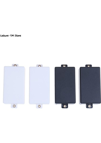 Beyaz Stil 2 Adet Siyah Beyaz Plastik Mühürlü Çift Bobin Humbucker Gitar Çift Bobin Pickup Için Pikap Kapak Kabuk (Yurt Dışından) fiyatları