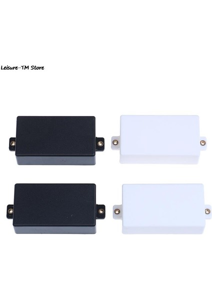 Beyaz Stil 2 Adet Siyah Beyaz Plastik Mühürlü Çift Bobin Humbucker Gitar Çift Bobin Pickup Için Pikap Kapak Kabuk (Yurt Dışından) modelleri