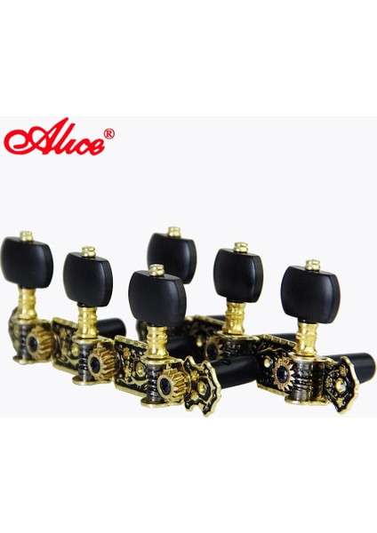 No.1 Tarzı Klasik Gitar Akort Aletleri Gitar Makina Kafaları (Uzun) 3+3 Takım Akort Tuşları Makina Mandalları Alice Akort Pegleri (Yurt Dışından) fiyatları