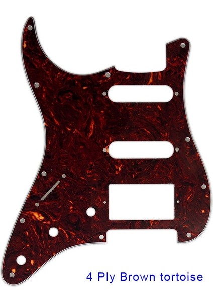 4ply Pembe Inci Stili Elektro Gitar Parçaları Solak Abdmeksika Fd Strat 11 Delik Hss Paf Humbucker Gitar Pickguard Kazıma Plakası (Yurt Dışından) indirimleri
