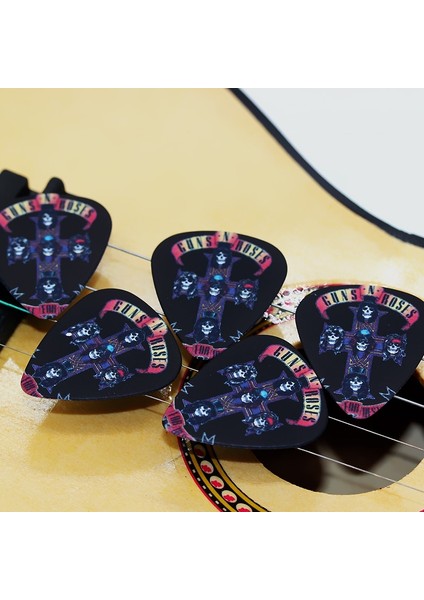 Soach Rock Grubu Iki Yan Küpe Dıy Tasarım Gitar Aksesuarları Seç Ukulele Bas Için Gitar Seçtikleri (Yurt Dışından) fiyatları