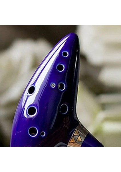 Resim Stili Olarak 12 Delik Ocarina Seramik Alto C Ocarina Flüt Müzik Enstrümanı Efsanesi (Yurt Dışından) fırsatları