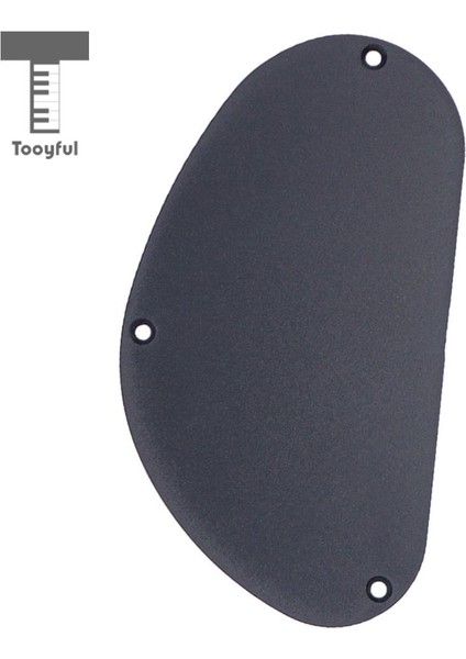 Tooyful Kum Taşlama Gitar Pickguard Boşluğu Gitar Için Kapak Arka Plaka Bas Aksesuar Siyah (Yurt Dışından)