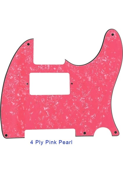 4ply Pembe Tarzı Pleroo Gitar Parçaları - Abd Standart 5 Vida Deliği Için Paf Humbucker Gitar Pickguard Scratch Plakalı 52 Yıl Tele Telecaster (Yurt Dışından) indirimleri