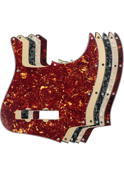 Beyaz Inci Kabuk Stili Pleroo Özel Prats - Abd 10 Delik 4 Dize Standart Caz Bas Gitar Pickguard Scratch Plate Için (Yurt Dışından)