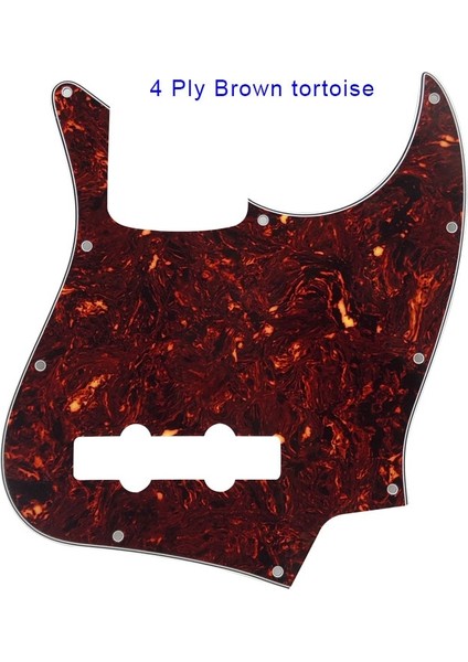 Beyaz Inci Kabuk Stili Pleroo Özel Prats - Abd 10 Delik 4 Dize Standart Caz Bas Gitar Pickguard Scratch Plate Için (Yurt Dışından)
