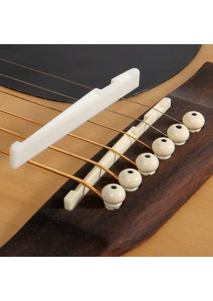 1 Takım Gitar Parçaları Aksesuarları Akustik Halk Gitar Için Kemik Köprü Tırnak Somunu Eyer Parçası (Yurt Dışından) fırsatları