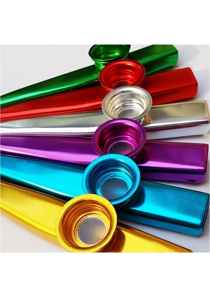 Yeşil Stil Olors Metal Kazoos Müzik Aletleri Flüt Diyafram Ağız Kazoos Müzik Aletleri Gitar Için Iyi Bir Yol Arkadaşı (Yurt Dışından) fırsatları