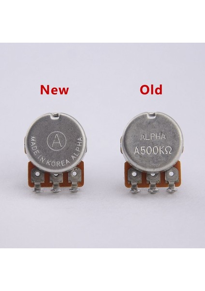 Mini B250K 1 Parça Tarzı 【kore'de Üretildi】 Elektro Gitar Bas Için Alfa Pirinç Şaft Potansiyometresi (Pot) A250KB250KA500KB500K (Yurt Dışından) indirimleri