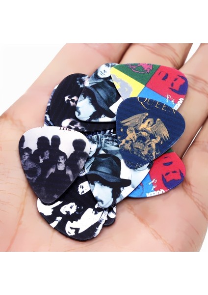 Soach Gitar Aksesuarları Yüksek Li Iki Yan Küpe Dıy Tasarım Seç Rock Grubu Gitar Seçtikleri (Yurt Dışından) fırsatları