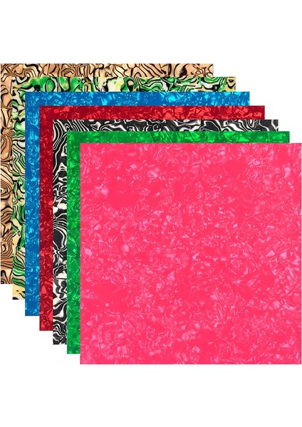 Beyaz Stil 24CMX22CM Li Akustik Gitar Pickguard Selüloit Malzeme Boş Levha Kendinden Yapışkanlı Çizik Plakası Çeşitli Renkler Mevcuttur (Yurt Dışından)