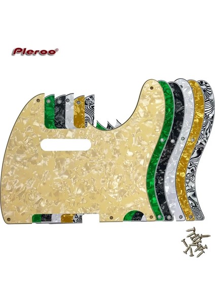 4ply Mor Inci Stili Pleroo Gitar Parçaları - Abd Standart 5 Vida Deliği Için 52 Yıl Tele Telecaster Gitar Pickguard Çizik Plakası, Çok Renkli Seçim (Yurt Dışından) fiyatları