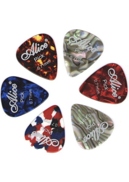 1,50 mm Stili 6 Adet Alice Selüloit Gitar Seçtikleri Arabulucu Kalınlık Renk Rastgele (Yurt Dışından) modelleri