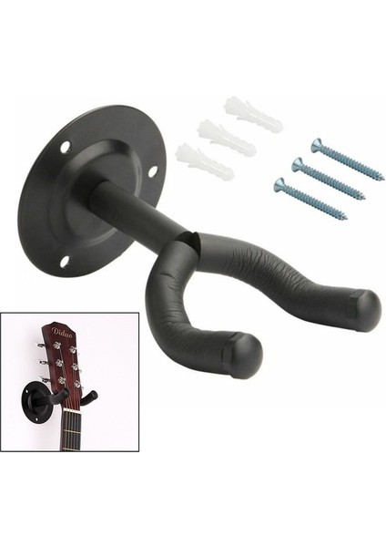 Gitar Tutucu Tarzı Duvara Montaj Evrensel Gitar Standı Tutucu Yastıklı Kollar ile Bas Braketi Gitar Askı Kanca Tutucu Raf Parçaları Aksesuarları (Yurt Dışından)