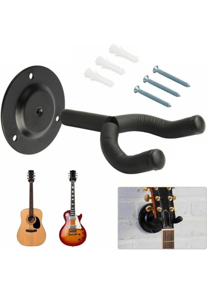 Gitar Tutucu Tarzı Duvara Montaj Evrensel Gitar Standı Tutucu Yastıklı Kollar ile Bas Braketi Gitar Askı Kanca Tutucu Raf Parçaları Aksesuarları (Yurt Dışından) indirimleri