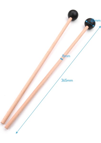 Yeşil Stil 1 Çift Profesyonel Ksilofon Marimba Mallet Drumsticks Vurmalı Parçalar Uzunluk Vurmalı Aksesuarlar (Yurt Dışından)