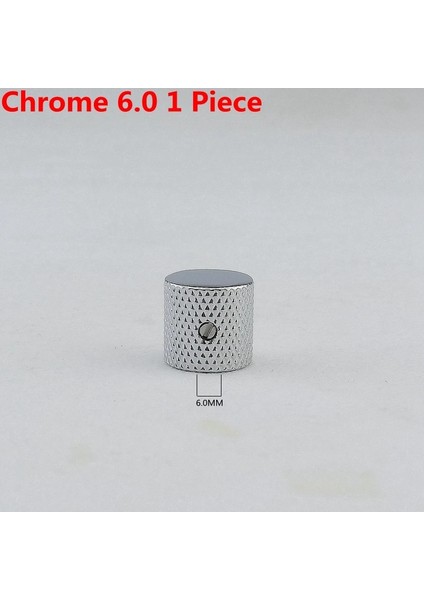 Krom 6.0 1 Parça Stili 【kore'de Yapılan】 Elektro Gitar Bamm * 19MM * 6. Için 1 Adet Düz Üst Metal Ton Ses Düğmesi. Inç (Yurt Dışından)