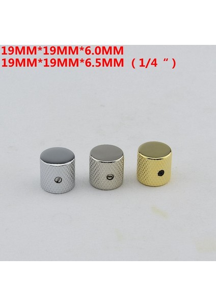 Krom 6.0 1 Parça Stili 【kore'de Yapılan】 Elektro Gitar Bamm * 19MM * 6. Için 1 Adet Düz Üst Metal Ton Ses Düğmesi. Inç (Yurt Dışından) fiyatları