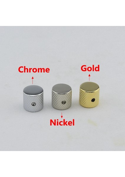 Krom 6.0 1 Parça Stili 【kore'de Yapılan】 Elektro Gitar Bamm * 19MM * 6. Için 1 Adet Düz Üst Metal Ton Ses Düğmesi. Inç (Yurt Dışından) modelleri