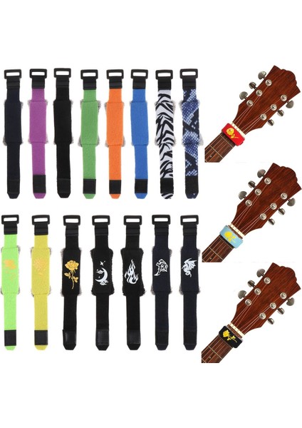 No.23 Tarzı 1 Adet Gitar Renk Sarar Dizeleri Mute Muter Klavye Susturma Sarar Akustik Elektro Gitar Bas Ukulele Enstrüman Aksesuarı (Yurt Dışından)