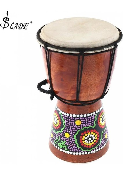 4 Inç Tarzı 4 Ben Inç Geleneksel Profesyonel Afrika Djembe Davul Ahşap Keçi Derisi Ahşap Iyi Ses Enstrüman (Yurt Dışından) modelleri
