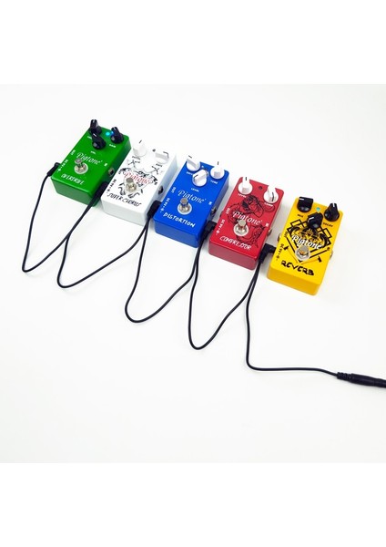 1to6 Stili Yol Papatya Zinciri Kablo Gitar Efekt Pedal Aksesuarı 9V Dc Adaptör Güç Kablosu (Yurt Dışından) modelleri