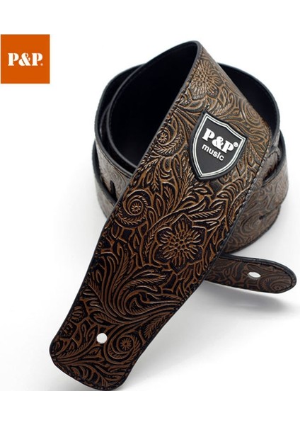 Heidian Tarzı Gitar Parçaları Elektro Gitar Askı 2. Genişletilmiş Deri Ayarlanabilir Yumuşak Enstrüman Askı Klasik Gitar Bas Kemer (Yurt Dışından)