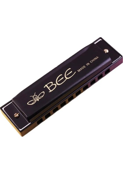 Siyah Stil Sıcak METAL10 Delik Polifoni 3 Renk Yüksek Li Armonika Enstrüman Gaita Ağız Organı Armonica Diatonica Mondharmonica (Yurt Dışından) fırsatları